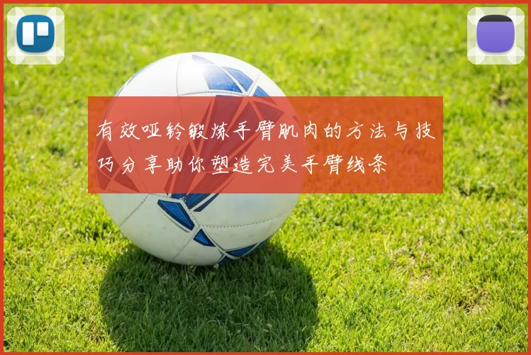 有效哑铃锻炼手臂肌肉的方法与技巧分享助你塑造完美手臂线条